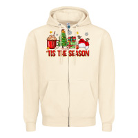 Sandshell 'tis the season christmas Zipper Hoodie - Zillion Design Studio