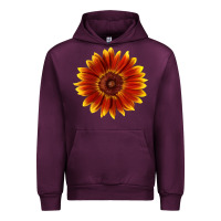 Mauve Wine little becka sunflower Urban Hoodie - LillyAllenDesigns