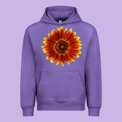 Little Becka Sunflower Urban Hoodie Designed By Lillyallendesigns