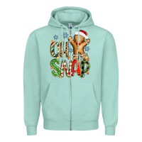 Seafoam oh snap christmas cookie Zipper Hoodie - Zillion Design Studio