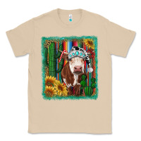Mushroom Western Christmas Cow Classic Tee - RanaPortraitStore