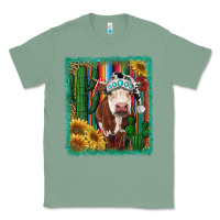 Sage Western Christmas Cow Classic Tee - RanaPortraitStore