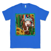 True Royal Western Christmas Cow Classic Tee - RanaPortraitStore