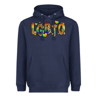 Navy lgbtq Heavyweight Hoodie - Zillion Design Studio