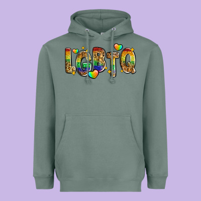 Lgbtq Heavyweight Hoodie Designed By Zillion Design Studio