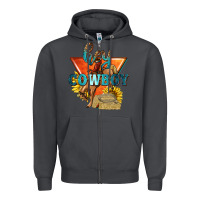 Smoke hey cowboy with sunflowers Zipper Hoodie - texasbilliewilder