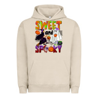 Pigment French Oak Sweet and spooky Urban Hoodie - NancyCooperArtShop
