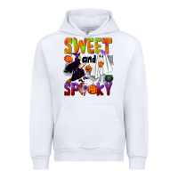 White Sweet and spooky Urban Hoodie - NancyCooperArtShop