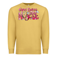 Antique Gold one loves nurse Premium Sweatshirt - RacoonDesign