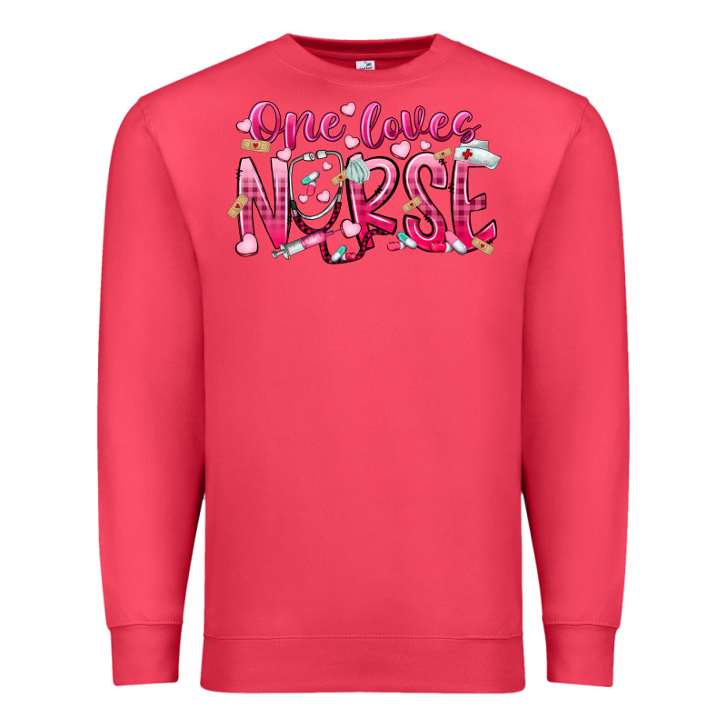 One Loves Nurse Premium Sweatshirt by RacoonDesign | Teevron