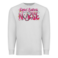 Dove Grey one loves nurse Premium Sweatshirt - RacoonDesign