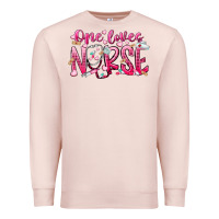 Pale Pink one loves nurse Premium Sweatshirt - RacoonDesign