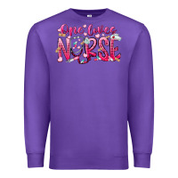 Purple one loves nurse Premium Sweatshirt - RacoonDesign