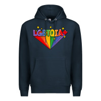 Navy lgbtqıa  pride week Premium Hoodie - AdoDesignShop