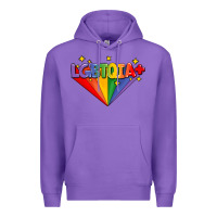 Purple lgbtqıa  pride week Premium Hoodie - AdoDesignShop