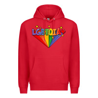 Red lgbtqıa  pride week Premium Hoodie - AdoDesignShop