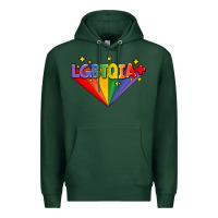 Sports Green lgbtqıa  pride week Premium Hoodie - AdoDesignShop