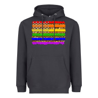 Smoke lgbtq and usa flag Heavyweight Hoodie - Zillion Design Studio