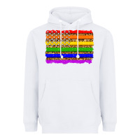 White lgbtq and usa flag Heavyweight Hoodie - Zillion Design Studio