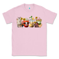 Bubblegum Pink farm animals coffee cups Classic Tee - texasbilliewilder