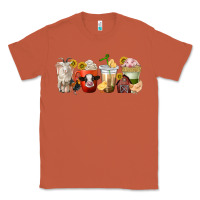 Copper farm animals coffee cups Classic Tee - texasbilliewilder