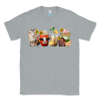 Heather Grey farm animals coffee cups Classic Tee - texasbilliewilder