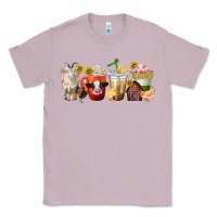 Lilac farm animals coffee cups Classic Tee - texasbilliewilder