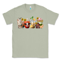 Matcha farm animals coffee cups Classic Tee - texasbilliewilder