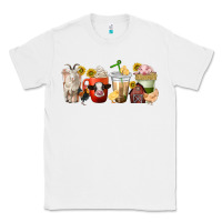 White farm animals coffee cups Classic Tee - texasbilliewilder