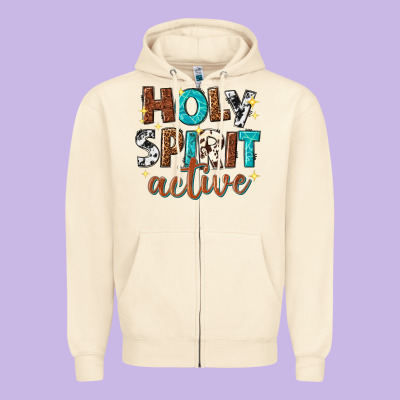 Zipper Hoodie holy spirit active