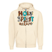 Sandshell holy spirit active Zipper Hoodie - texasbilliewilder