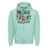 Seafoam holy spirit active Zipper Hoodie - texasbilliewilder