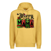 Antique Gold merry mama Christmas Premium Hoodie - Jasminsmagicworld