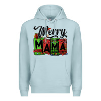 Blue Mist merry mama Christmas Premium Hoodie - Jasminsmagicworld