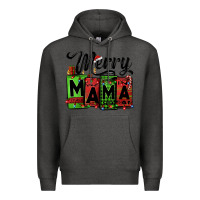 Charcoal Heather merry mama Christmas Premium Hoodie - Jasminsmagicworld