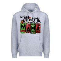 Heather Grey merry mama Christmas Premium Hoodie - Jasminsmagicworld