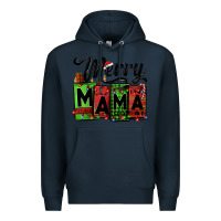 Navy merry mama Christmas Premium Hoodie - Jasminsmagicworld