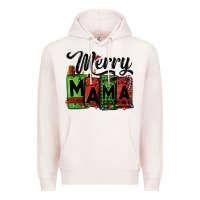 Pale Pink merry mama Christmas Premium Hoodie - Jasminsmagicworld