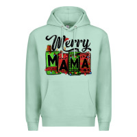 Seafoam merry mama Christmas Premium Hoodie - Jasminsmagicworld