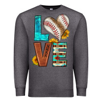 Charcoal Heather western love baseball Premium Sweatshirt - HRA Design Shop