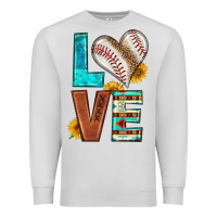 Dove Grey western love baseball Premium Sweatshirt - HRA Design Shop