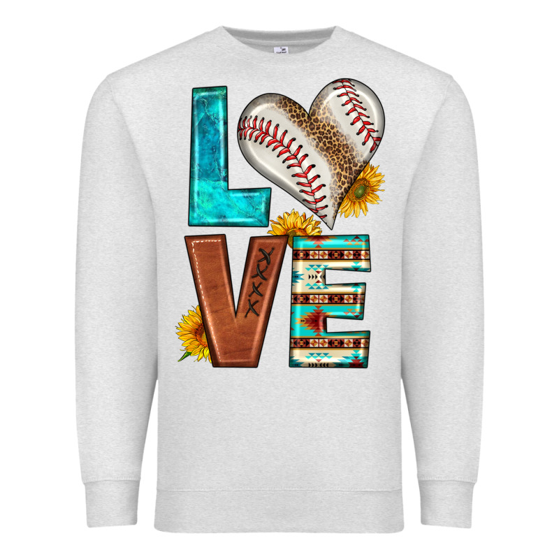 Western Love Baseball Premium Sweatshirt by HRA Design Shop | Teevron