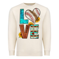 Sandshell western love baseball Premium Sweatshirt - HRA Design Shop