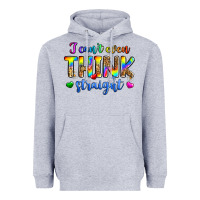 Heather Grey i can't even think straight Heavyweight Hoodie - Zillion Design Studio