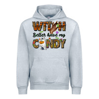 Heather Grey Witch better have my candy Urban Hoodie - NancyCooperArtShop