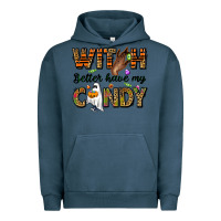 Pigment Midnight Navy Witch better have my candy Urban Hoodie - NancyCooperArtShop