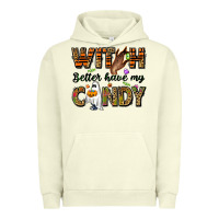Pigment Pistachio Witch better have my candy Urban Hoodie - NancyCooperArtShop