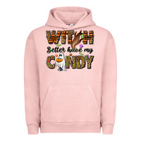 Pigment Salmon Witch better have my candy Urban Hoodie - NancyCooperArtShop
