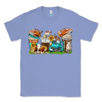 Colony Blue farm truck coffee cups Classic Tee - texasbilliewilder