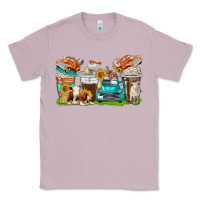 Lilac farm truck coffee cups Classic Tee - texasbilliewilder